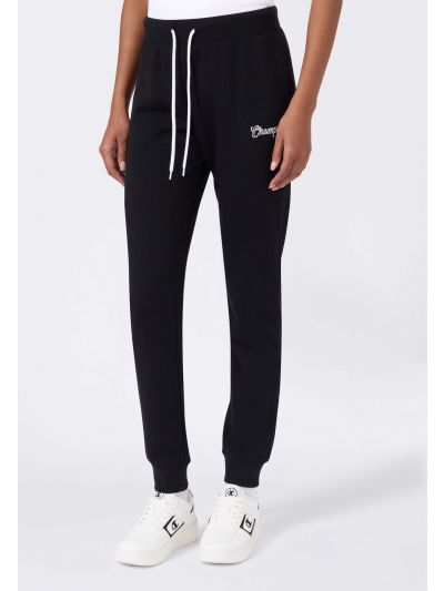 Champion ženske dolge hlače s ribb cuff patentom C118256-KK001 črne