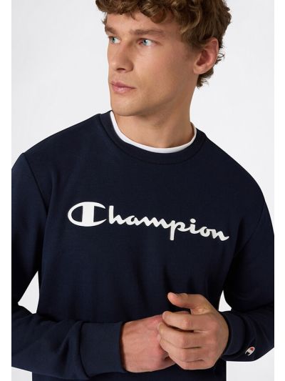 Champion moški pulover brez kapuce terry C221919-BS501navy