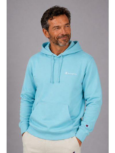 Champion moški pulover s kapuco C221791-BS225 turkizen