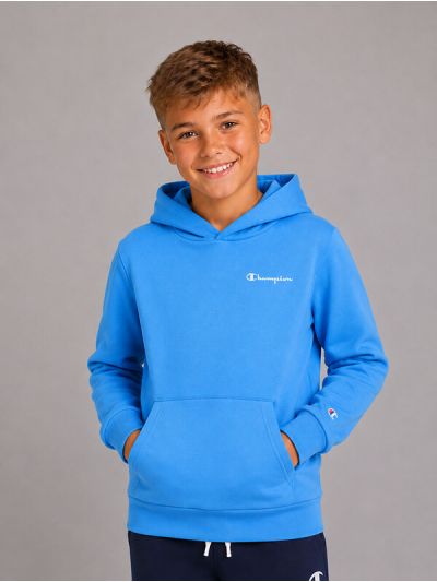 Champion otroški pulover s kapuco modra C307312-BS220