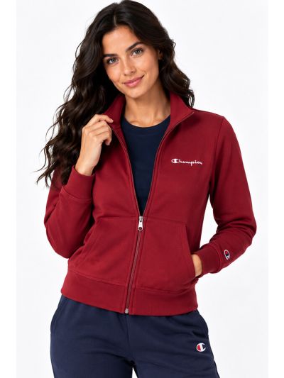 Champion ženska jopica brez kapuce C118407-RS508 bordo