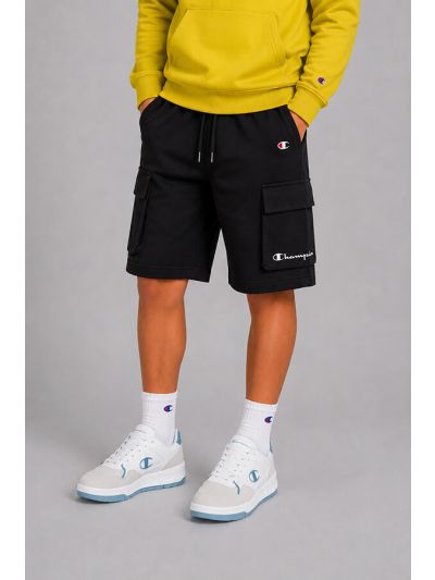 Champion fantorvske bermuda hlače C307321-KK001 črne
