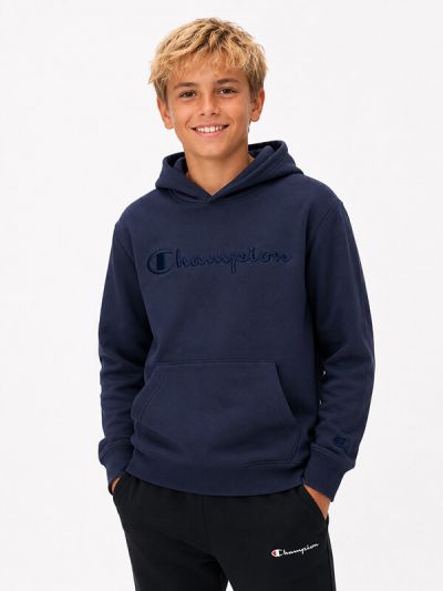 Champion otroški pulover s kapuco C307446-BS561 navy