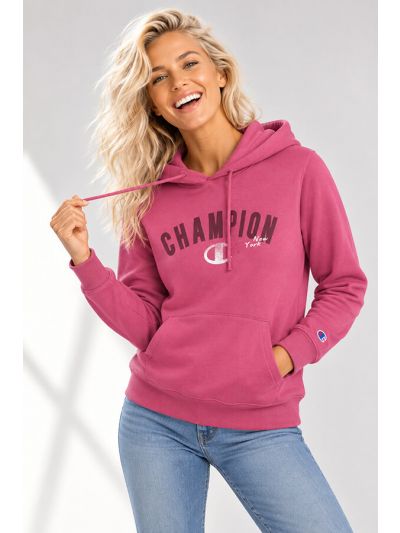 Champion ženski pulover s kapuco C118910-PS029 roza