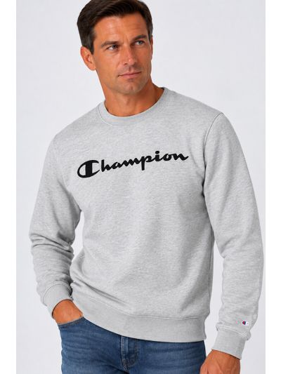 Champion moški pulover brez kapuce C221919-EM021 siv