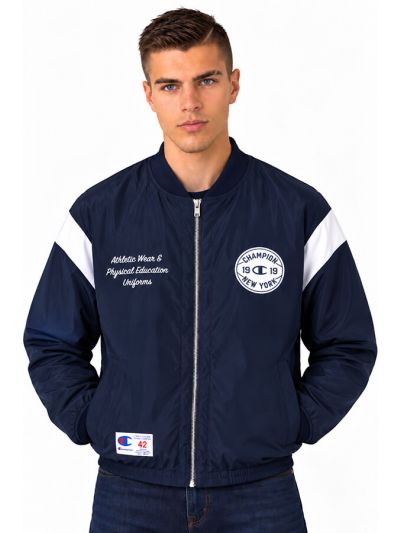Champion moška prehodna jakna bomber C223451-BS501 Navy