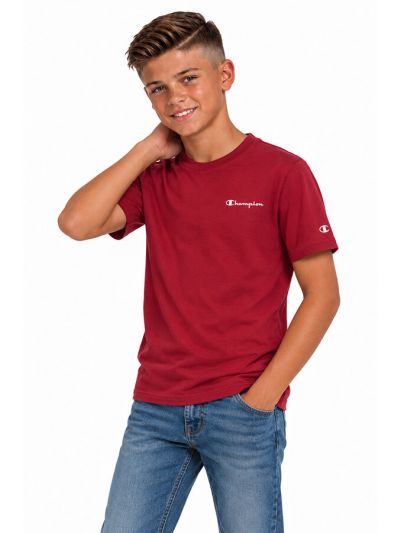 Champion otroška majica kratek rokav C307323-RS508 bordo