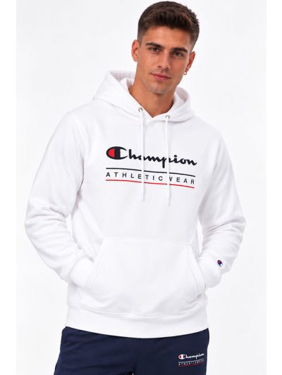 Moški pulover s kapuco Graphic beli C220767-WW001