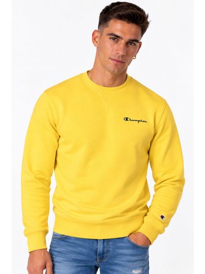 Champion moški pulover brez kapuce C221793-YS164 rumen
