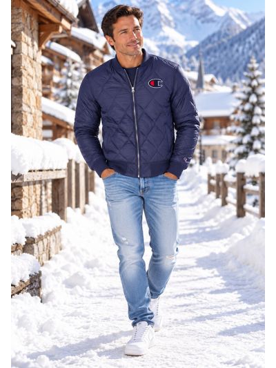 Moška jakna Bomber Champion® 213403 ROCHESTER - navy