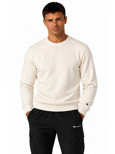 Champion moški pulover C220272-WW056 bel